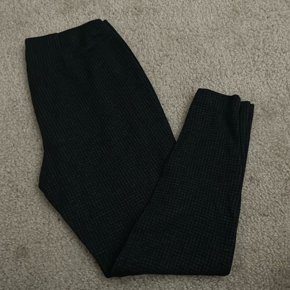 J. Jill Black Textured Leggings